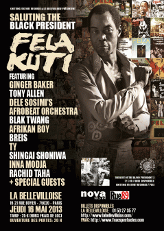 Fela Re-Release Knitting Factory Records - Paris gig